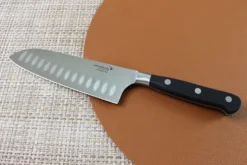 Couteau santoku Idéal Sabatier DEG lame alvéolée 17cm
