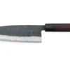 Couteau santoku japonais artisanal Nishida Shirogami 18cm