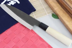 Couteau santoku japonais artisanal Yoshihiro Kogeta White 2 steel 18cm