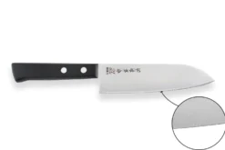 Couteau santoku japonais Kanetsugu Rev 21 lame 13.5cm micro dentée