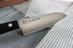 Couteau santoku japonais Kanetsugu Rev 21 lame 13.5cm micro dentée