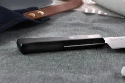 Couteau santoku japonais Kanetsugu Rev 21 lame 17cm micro dentée