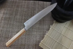 Couteau santoku japonais Shizu Hamono Yuri 18cm manche clair