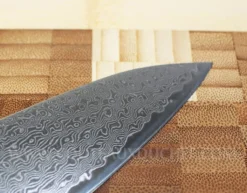 Couteau santoku japonais Yaxell SUPERGOU 16.5cm damas 161 couches