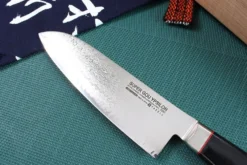 Couteau santoku japonais Yaxell SuperGou Ypsilon 16.5cm damas 193 couches