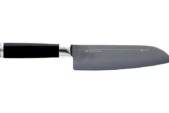 Couteau Santoku Kai Michel Bras n°4 16cm acier inox SG2 + fourreau en bois
