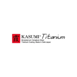 Couteau santoku Kasumi Titanium bleu lame 18cm
