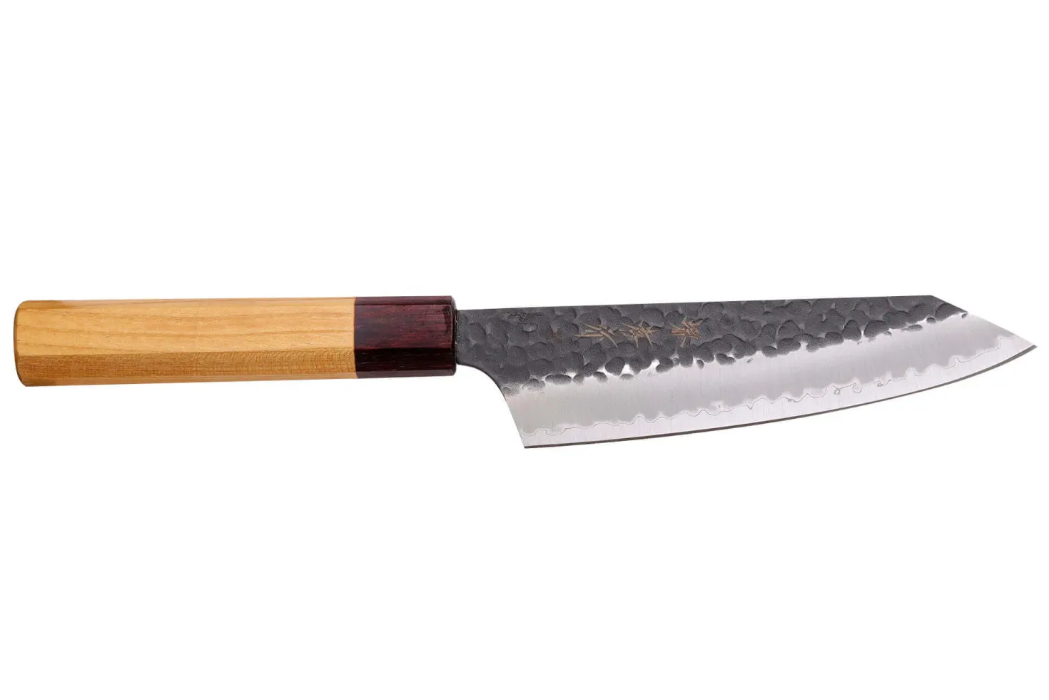 Couteau santoku kengata 16cm japonais Sakai Takayuki AS brut de forge