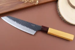 Couteau santoku kengata 16cm japonais Sakai Takayuki AS brut de forge