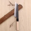 Couteau santoku kiritsuke 18cm japonais artisanal Sakai Kikumori Kikuzuki Kuro