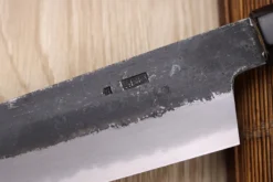 Couteau santoku kiritsuke 18cm japonais artisanal Sakai Kikumori Kikuzuki Kuro