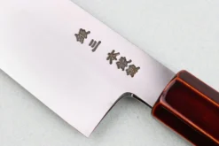 Couteau santoku kiritsuke 18cm japonais artisanal Hado Ginsan Kijiro