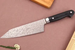 Couteau santoku kiritsuke 16cm japonais Sakai Takayuki Coreless Damascus