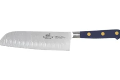 Couteau santoku Sabatier Idéal Bleu Abysse 100% forgé lame 18cm