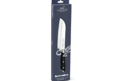 Couteau santoku Sabatier International Hercules lame alvéolée 18cm manche ABS 3 rivets