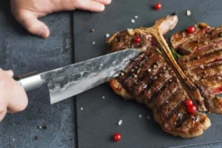 Couteau santoku Samura Blacksmith martelé 18cm