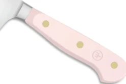 Couteau santoku Wusthof Classic Colour Pink Himalayan Salt forgé lame alvéolée 17cm