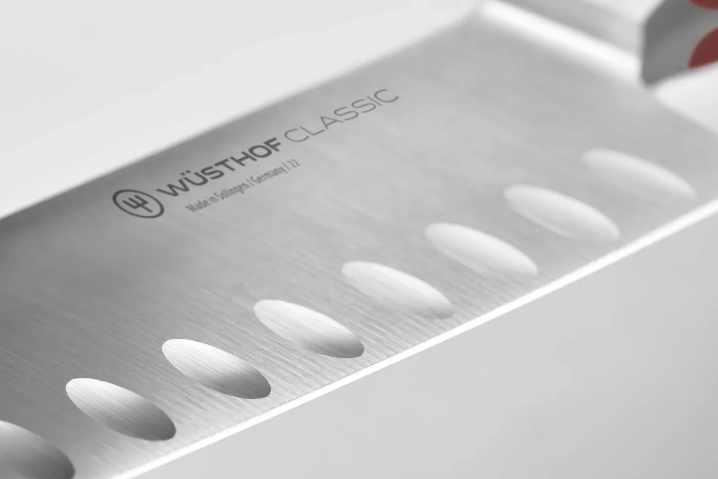 Couteau santoku Wusthof Classic Colour Tasty Sumac lame alvéolée 17cm