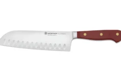 Couteau santoku Wusthof Classic Colour Tasty Sumac lame alvéolée 17cm