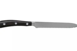 Couteau à saucisson Wüsthof Ikon forgé 14cm en bois de grenadille
