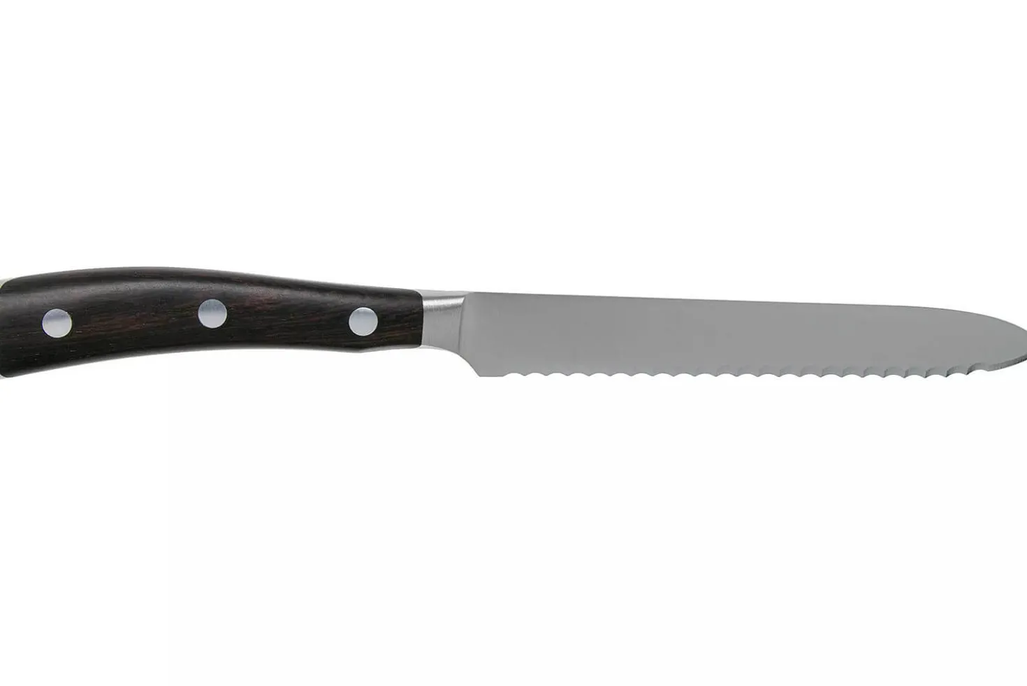 Couteau à saucisson Wüsthof Ikon forgé 14cm en bois de grenadille
