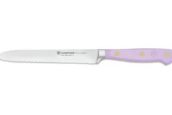 Couteau à saucisson Wusthof Classic Colour Purple Yam forgé lame crantée 14cm