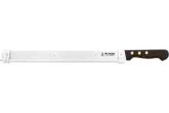 Couteau à saumon / jambon Au Nain 40cm barrette réglable manche bois