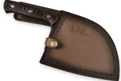 Couteau serbe Samura Mad Bull 18cm manche en G10 et carbone rouge et blanc