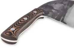 Couteau serbe Samura Mad Bull 18cm manche en G10 et carbone rouge et blanc