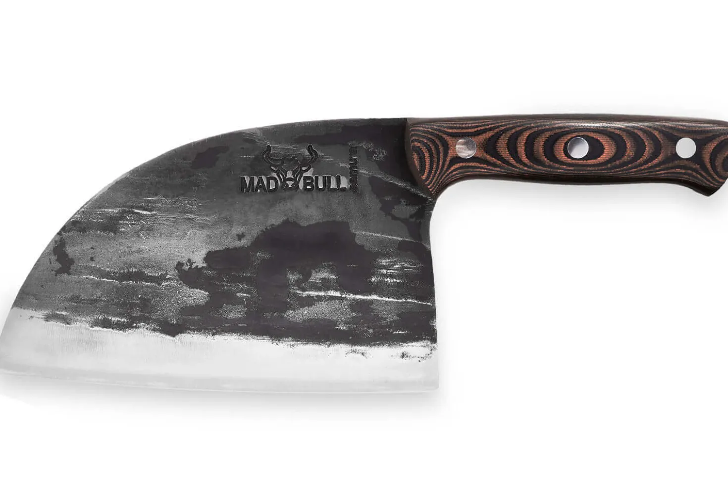 Couteau serbe Samura Mad Bull 18cm manche en G10 et carbone rouge et blanc