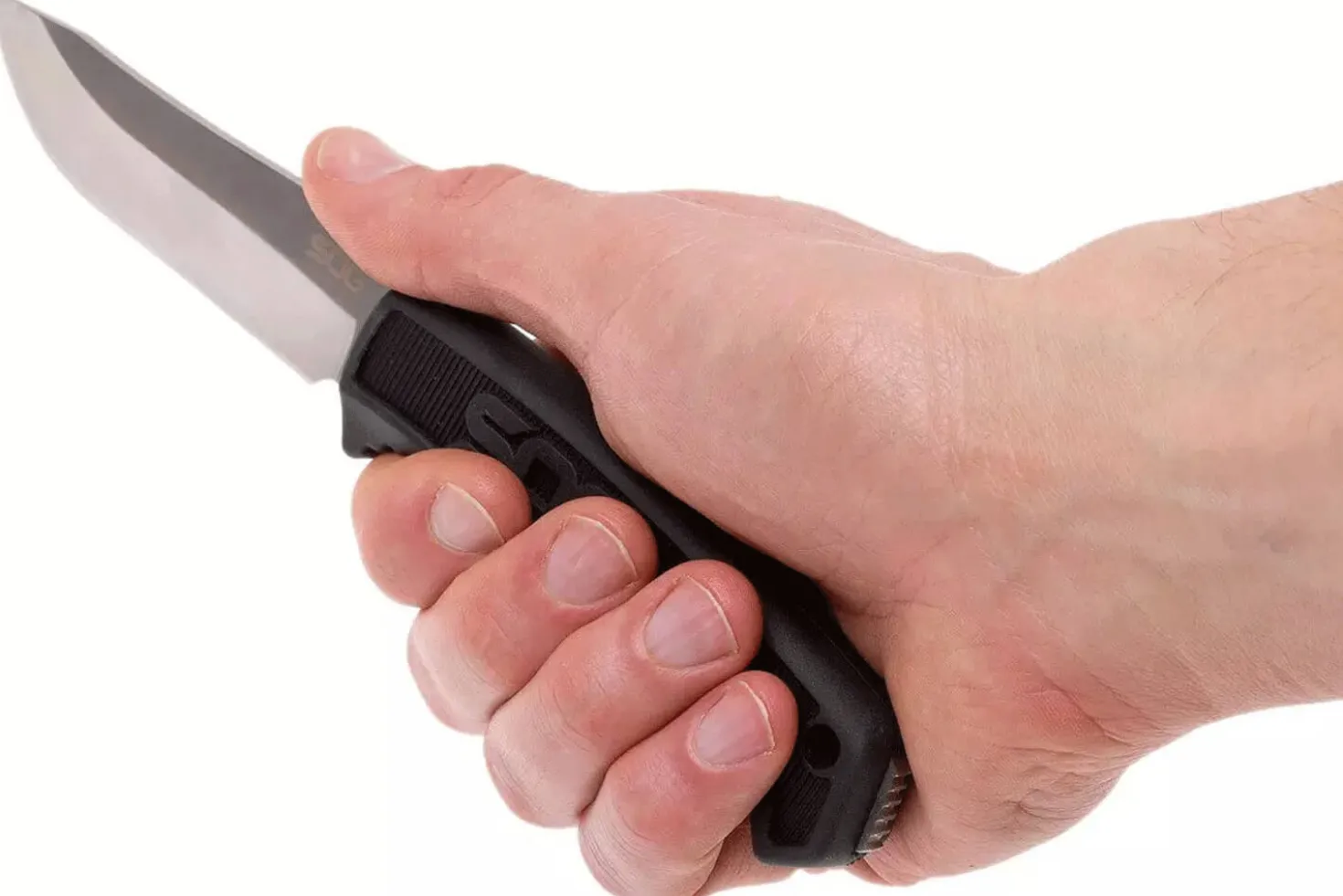 Couteau SOG Field Knife SGFK1001 lame 10,2cm manche en TPR noir + étui en Kydex