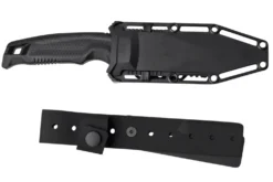 Couteau SOG Recondo FX SGRECONDOFXSBK lame dentée 11,7cm manche en caoutchouc noir + étui