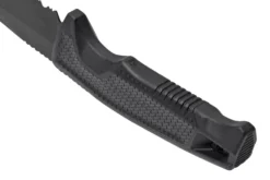 Couteau SOG Recondo FX SGRECONDOFXSBK lame dentée 11,7cm manche en caoutchouc noir + étui