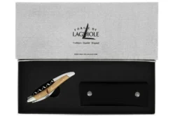 Couteau sommelier Forge de Laguiole manche en cep de vigne finition satinée