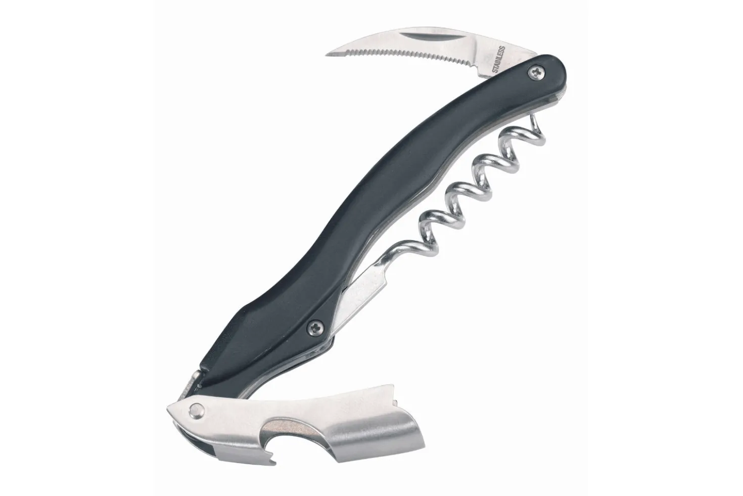 Couteau sommelier Gefu Cameri 3 en 1 en acier inox et polymère 24cm