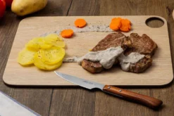 Couteau à steak Arcos manche bois lame lisse 11cm