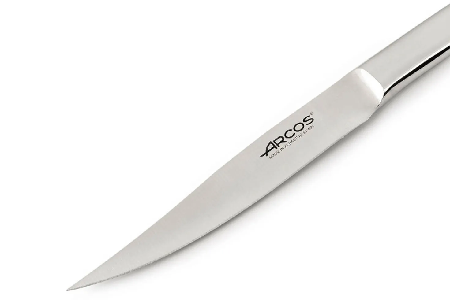 Couteau à steak Arcos The Origin forgé tout inox lame lisse 11cm