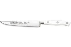 Couteau à steak forgé Riviera White Arcos lame 13cm acier NITRUM®
