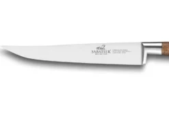 Couteau à steak forgé Sabatier Perigord lame 13cm manche en noyer