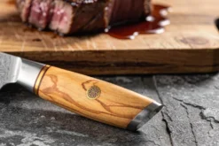 Couteau à steak Fukito Olive Damas 14Cr 12cm