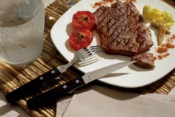 Couteau à steak Jumbo Amefa inox et ABS noir