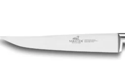 Couteau à steak SABATIER Idéal Inox 100% forgé rivets laiton lisse 13cm