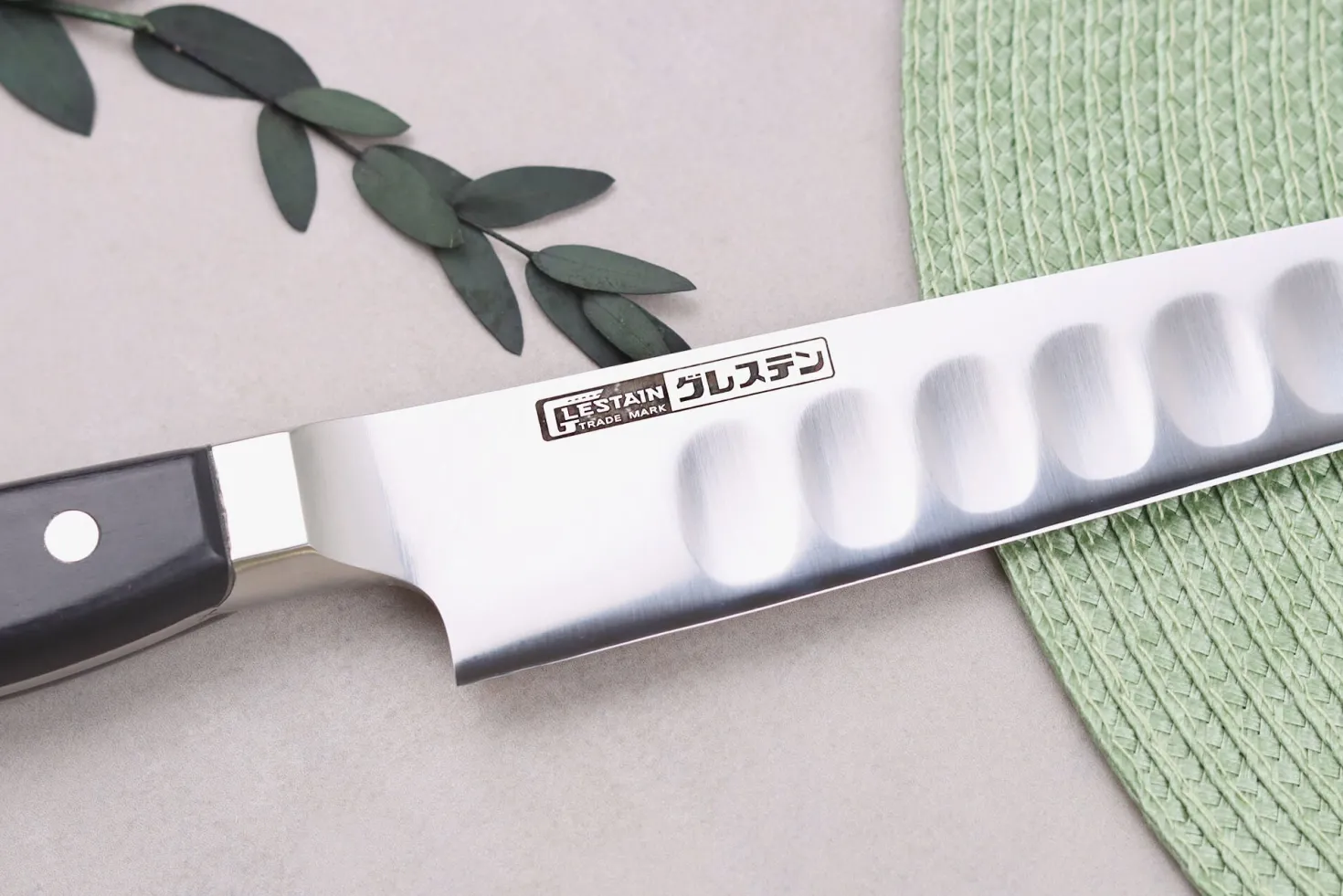 Couteau sujihiki alvéolé japonais Glestain K Series 27cm