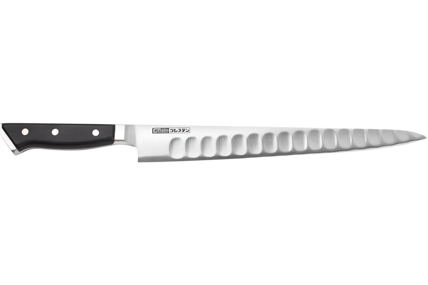Couteau sujihiki alvéolé japonais Glestain K Series 30cm