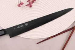 Couteau sujihiki 24cm japonais Sakai Takayuki Kurokage VG10 manche en wengé
