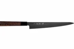 Couteau sujihiki 24cm japonais Sakai Takayuki Kurokage VG10 manche en wengé