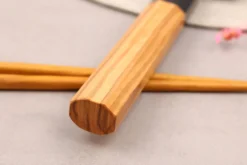 Couteau sujihiki 27cm japonais artisanal Hinoura Mutsumi Ajikataya Black Nashiji
