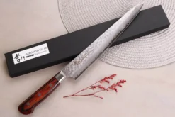 Couteau sujihiki japonais 24cm Sakai Takayuki Damascus Western 33 couches