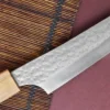 Couteau sujihiki kiritsuke japonais artisanal martelé Yu Kurosaki senko 24cm acier SG2