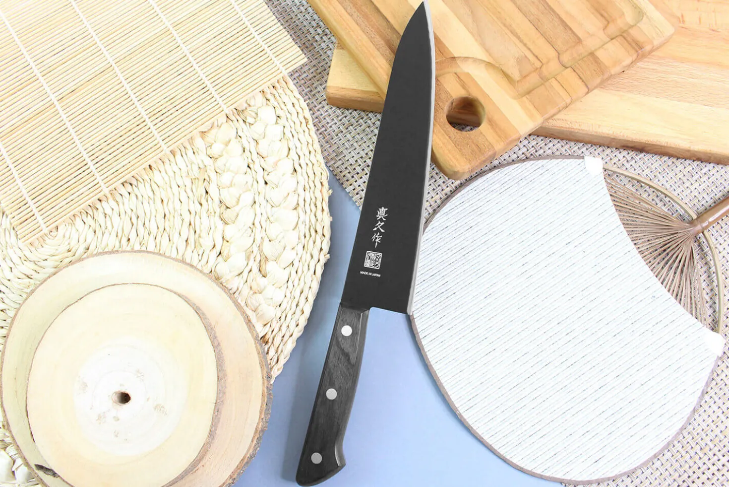 Couteau sushi chef japonais MAC Super Black 21cm